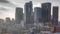 4K UltraHD Misty view of Los Angeles skyline