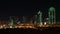 4K UltraHD Night timelapse of the Dallas skyline