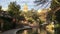 4K UltraHD Pan of the beautiful Riverwalk in San Antonio, Texas