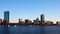 4K UltraHD Timelapse Boston city center with sailboats