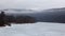 4K UltraHD Timelapse of mist moving over a frozen River and an old mill