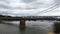 4K UltraHD Timelapse of the Waco Suspension Bridge over the Brazos River in Waco, Texas