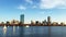 4K UltraHD View of Boston city center