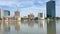 4K UltraHD View of Toledo, Ohio on a sunny day