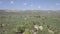 4K ungraded Aerial view of olive tree field in Zakynthos Zante island, in Greece - Log