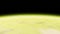 4K Venus Exoplanet 3D illustration, light green yellow cloudy planet from the orbit. Acid toxic desert Elements of this