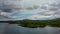 4k video of an aerial view of Bassenthwaite Lake in the Lake District, Cumbria