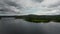 4k video of an aerial view of Bassenthwaite Lake in the Lake District, Cumbria