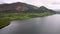 4k video of an aerial view of Bassenthwaite Lake in the Lake District, Cumbria