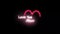 4K video animation of neon text happy mother\\\'s day creative hand drawn lettering sign blinking effect isolated on neon