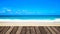 4K video clips, The most beautiful wooden terrace front seascape beach sea background in the summer