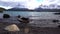 4K video.Landscape with Lago del Pehoe in Torres del Paine national park, Patagonia, Chile.