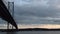 4K Video of sunset in North Queensferry and Forth Road Bridge