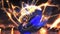 4K Video of A swirling vortex of deep sapphire and shimmering gold Light, captures of New Year\\\'s Eve.