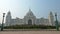 4K video of Victoria Memorial view, large marble building in Central Kolkata