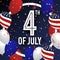 4TH of July Celebration Background Design