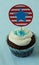 4th of July Cupcake