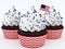 4th of July cupcakes