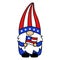 4th of July gnome with flag. Independence Day in the USA. Cartoon vector illustration