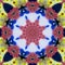 4th of July Patriotic Colored Kaleidoscope