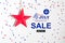 4th of July sale with holiday decorations