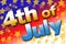 4th of July Sign Graphic