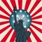 4th of july Statue of Liberty patriotic background