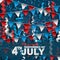 4th of July United States Independence Day celebration background