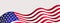 4th of July USA Independence Day. Waving american flag isolated on transparent background