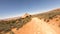 4x4 off road recreation desert sandy trail UTV Moab Utah POV 4K