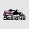 4x4 Offroad mountain design illustration vector