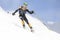 5.01.2017 - AUSTRIA Male freeride skier in the mountains - austria