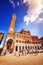 5.05.2017 - Wide angle shot of Piazza Del Campo - Siena`s main square