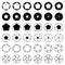 5 Blades Camera Aperture Shutter Icons