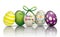 5 Colorful Easter Eggs Frohe Ostern