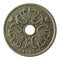 5 danish krone coin 1997 reverse