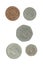 5 English Coins