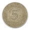 5 mark denomination circulation coin of West Germany