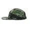 5 panels camo jockey camper cap side view