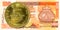 5 sri lankan rupee coin against 10 sri lankan rupee bank note