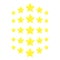 5 stars rating. Consumer rating. Review. Feedback. Vector icon for web site