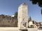 5 Wells Square with the Captain\\\'s tower in Zadar