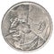 50 Belgian franc coin