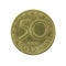 50 bulgarian stotinka coin 1999 obverse