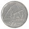 50 Fijian cents coin