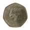 50 irish pence coin 1997 obverse