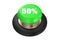 50 percent discount green button