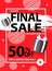 50 Percent Off on Everything, Final Sale for All