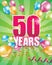 50 years birthday card