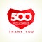 500 followers thank you heart